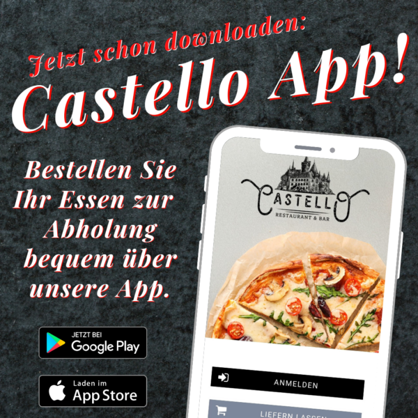 Restaurant Castello Prinz Heinrich - Abholservice Werbung App